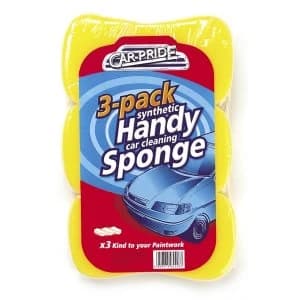 Car Pride Handy Car Sponges Pack 3