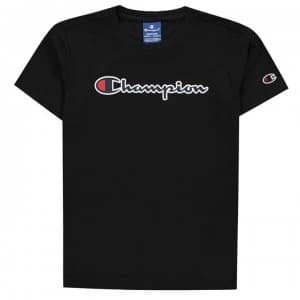 Champion Logo T-Shirt - Black NBK KK001