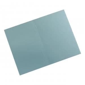 Elite Square Cut Folders Manilla 315gsm Foolscap Blue Pack 100 508929