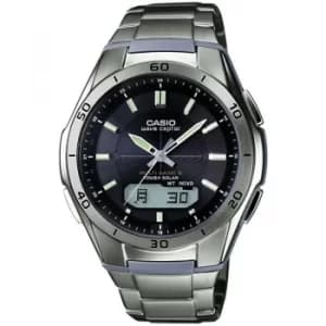 Mens Casio Waveceptor Titanium Alarm Chronograph Radio Controlled Watch