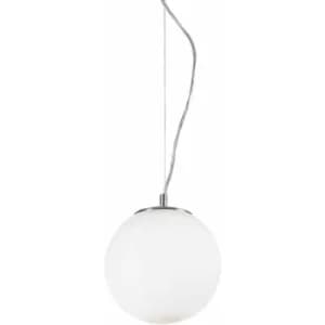 MAPA BIANCO white pendant light 1 bulb Diameter 30 Cm