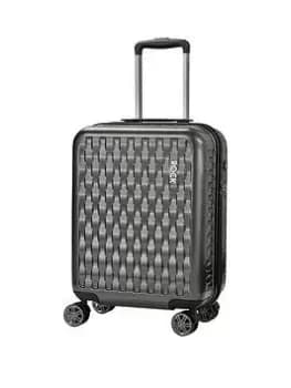 Rock Luggage Allure VO75702 8 Wheel Carry On Charcoal Suitcase