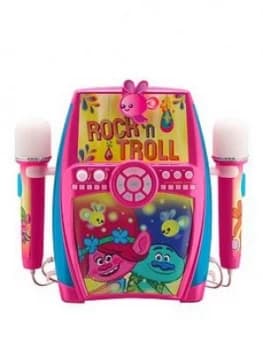 Dreamworks Trolls Trolls Deluxe Sing Along Boombox With Dual Microphones