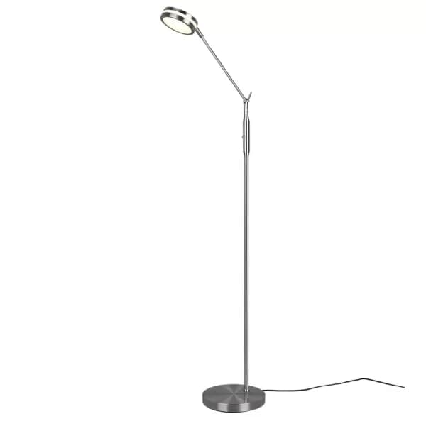 Franklin Modern Task Floor Lamp Nickel Matt 2700-3200-4000K