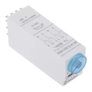Finder 4PDT Multi Function Timer Relay, 24V ac/dc 0.05 100 s, 3 100 min, 5 100h, Plug In