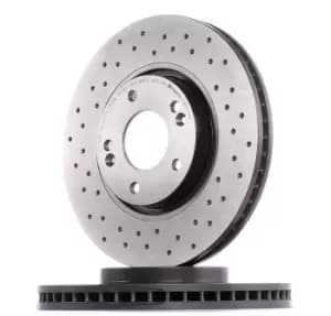 BREMBO Brake disc 09.A532.1X Brake rotor,Brake discs HYUNDAI,KIA,ix35 (LM, EL, ELH),i40 CW (VF),TUCSON (JM),SONATA V (NF),i40 (VF),SONATA VII (LF)