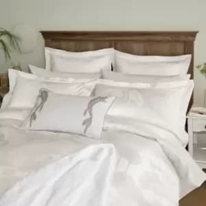 Sanderson Lotus Leaf Double Duvet Cover, Ivory