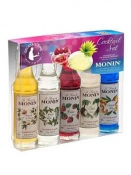 Monin Syrups Set Of 5 Cocktail Flavours