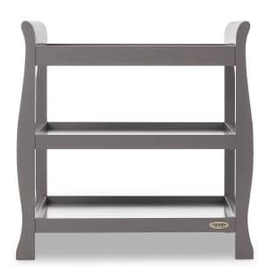 Obaby Stamford Sleigh Open Changing Unit - Taupe Grey