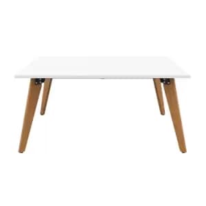 Plateau Office Square Meeting Table - 1400mmX1400mmX740mm - White