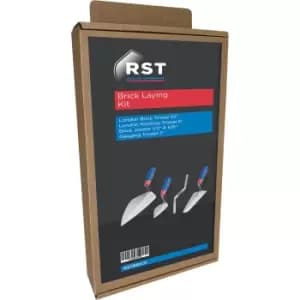 RST 4 Piece Brick Laying Trowel Tool Kit