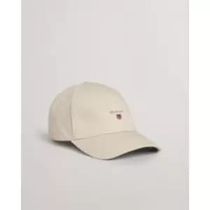 GANT Men High Cotton Twill Cap (ONE-SIZE) Beige