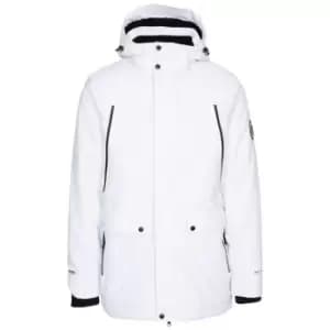 Trespass Mens Harris Waterproof Jacket (S) (White)