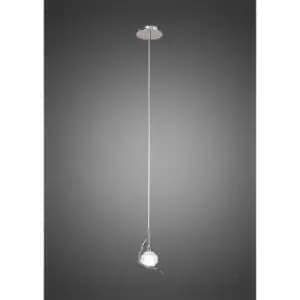 Dali pendant light 1 bulb G9, polished chrome