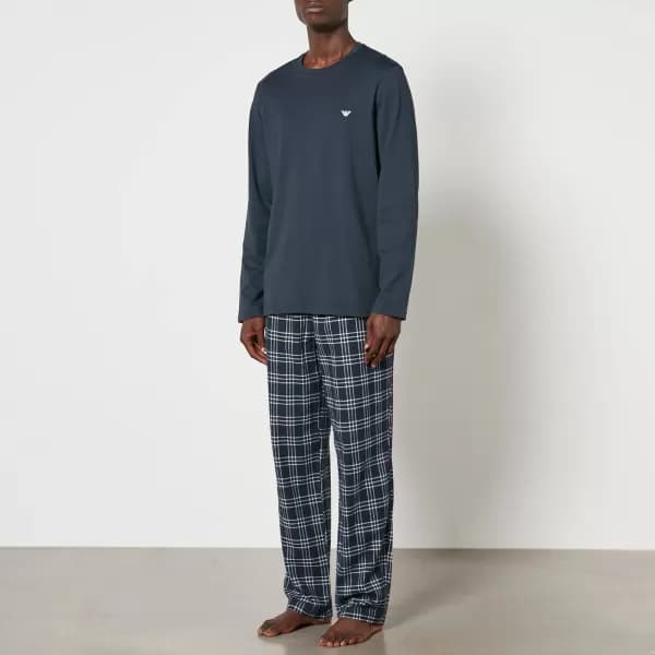 Emporio Armani Brushed Cotton Pyjamas - S