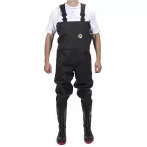 Danube Chest Safety Wader Black - 11 - Amblers Safety