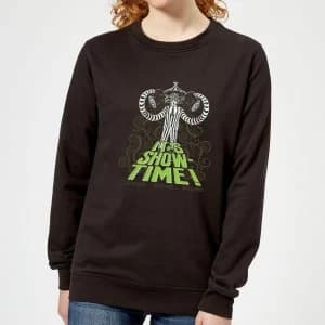 Beetlejuice It's Show-Time Womens Sweatshirt - Black - 5XL