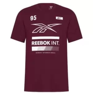 Reebok Speedwick T Shirt Mens - Red