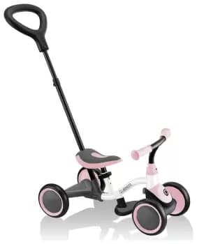 Globber 3-in-1 Learning Bike Ride On - Pastel Pink