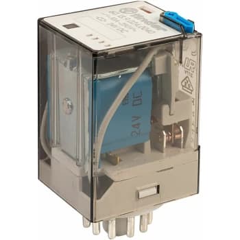 60.13.9.024.0040 24V Relay (11-Pin) 3PDT DC - Finder