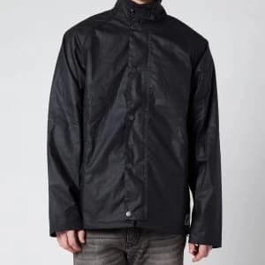 Barbour Mens Gelbin Wax Jacket - Navy - L