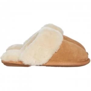 Just Sheepskin New duchess mule slipper - Chestnut