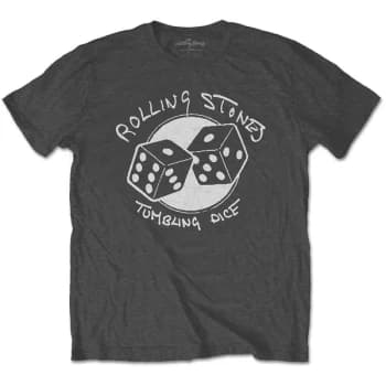 The Rolling Stones - Tumbling Dice Unisex Large T-Shirt - Grey