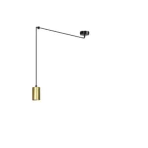 Traker Black/Gold Pendant Ceiling Light 1x GU10