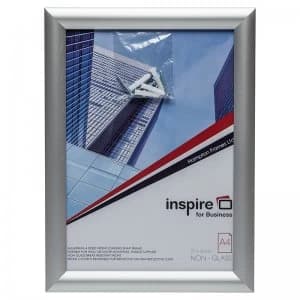 Photo Album Co Inspire for Business A4 Aluminium Snap Frame