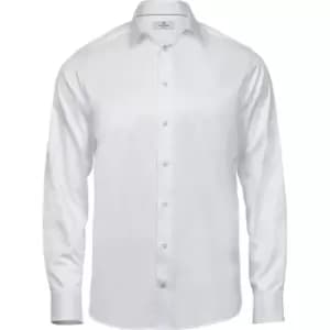 Tee Jays Mens Luxury Comfort Fit Shirt (2XL) (White)