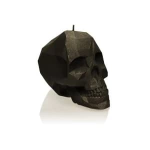 Black Large Low Poly Skull