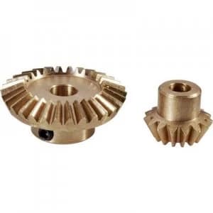 Reely Brass bevel gear wheel Module Type: 0.5 No. of teeth: 15, 45 1 Set