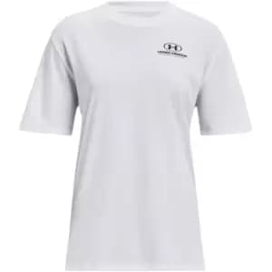 Under Armour Oversized Graphic T Shirt Womens - White