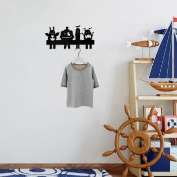 Cute Things 1 - Black Metal Wall Hook