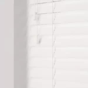 Wooden Venetian Blinds With Strings Ultra White Gloss