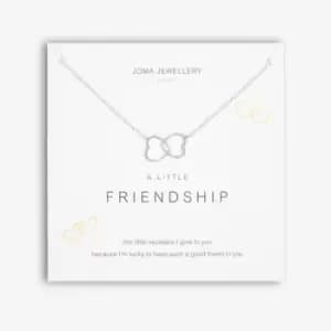 A Little Friendship Silver 46cm + 5cm Extender Necklace 5275