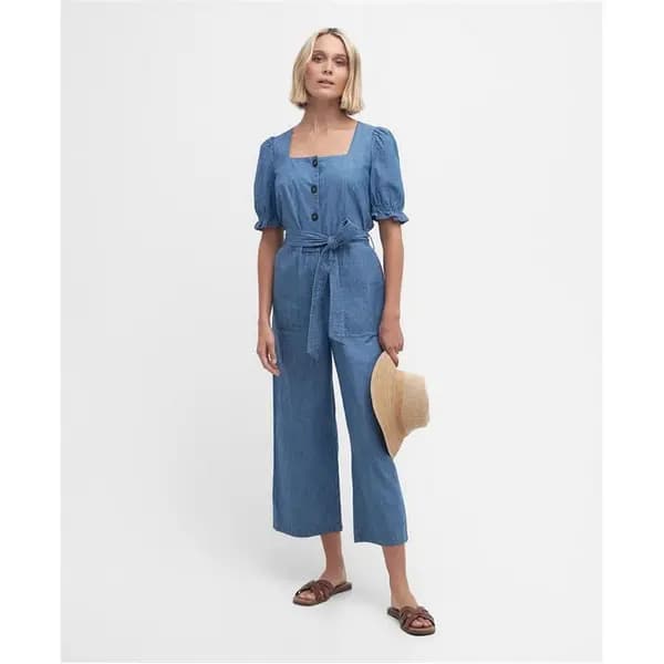 Barbour Berkley Denim Jumpsuit - Blue 10