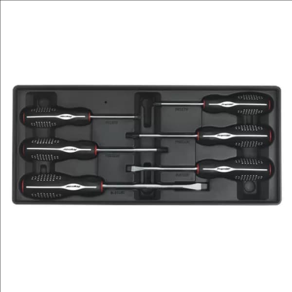 Sealey TBT14 Tool Tray with Screwdriver Set 6pc