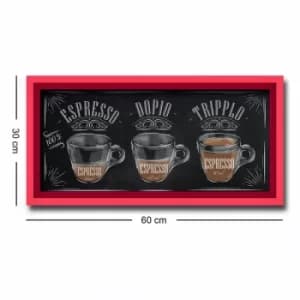 3060AHS-008 Multicolor Decorative Framed MDF Painting