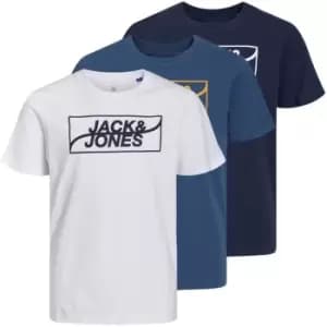 Jack and Jones 3 Pack T Shirts Junior Boys - Multi