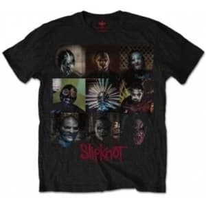 Slipknot Blocks Mens Black T Shirt: Large