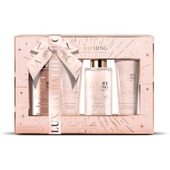 Grace Cole Luxury Bathing Sweet Vanilla & Almond Glaze Gift Set (for Better Sleep)