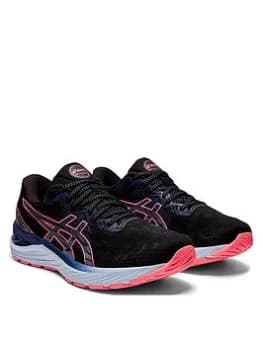Asics Gel-Cumulus 23 - Black/Pink, Size 6, Women