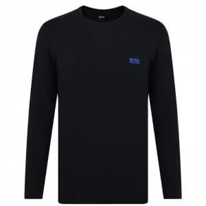 Hugo Boss Long Sleeve Logo T-Shirt Black Size L Men