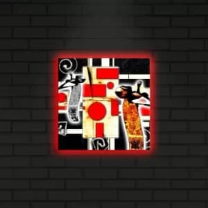 2828DACT-11 Multicolor Decorative LED Lighted Canvas Painting