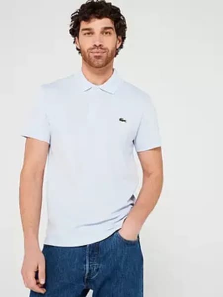 Lacoste Classic Logo Polo Shirt Light Blue S