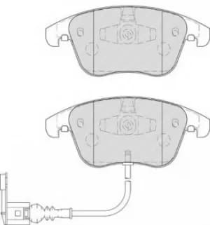 Ferodo FDB4057 Brake Pad Set Front Axle Premier Car