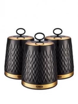 Tower Empire Set Of 3 Canisters