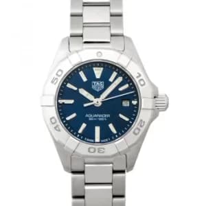 Aquaracer Quartz Blue Dial Ladies Watch