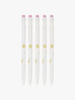 Kate Spade Gold Dot With Script Mechanical Pencil Set, Gold, One Size